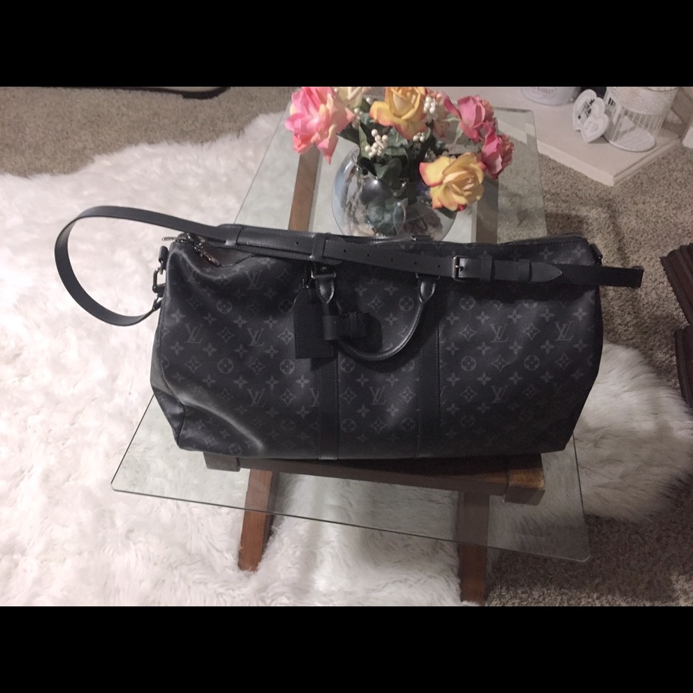 LOUIS VUITTON Monogram EclipseLouis  Duffle